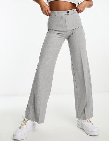 Pantaloni Bershka, gri