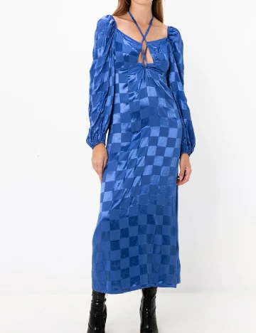 Rochie medie ASOS, albastru