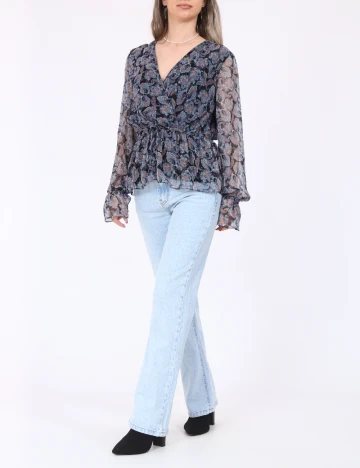 Bluza Vero Moda, albastru Albastru