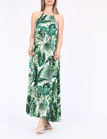 Rochie medie Only, verde Verde