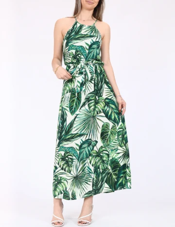 Rochie medie Only, verde Verde