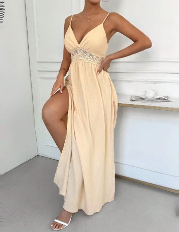Rochie medie SHEIN, crem Crem