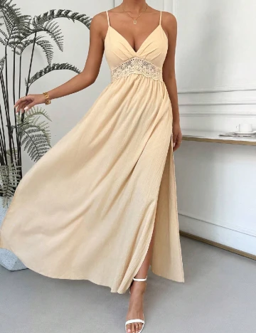 Rochie medie SHEIN, crem Crem