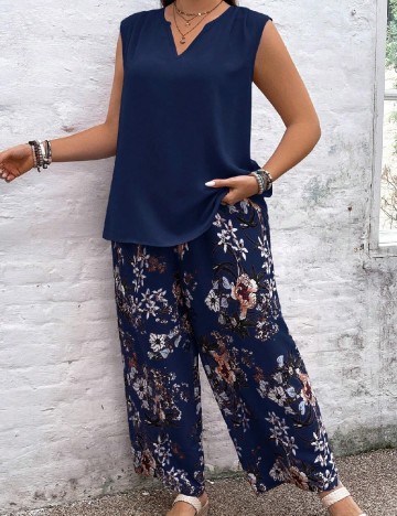Compleu SHEIN CURVE, bleumarin