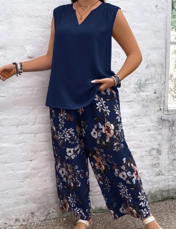 Compleu SHEIN CURVE, bleumarin