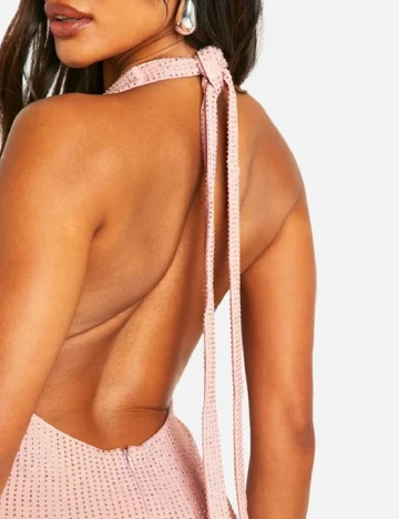 Rochie scurta Boohoo, roz