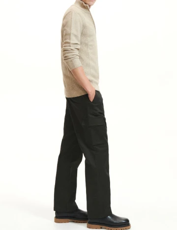Pantaloni Reserved, verde inchis
