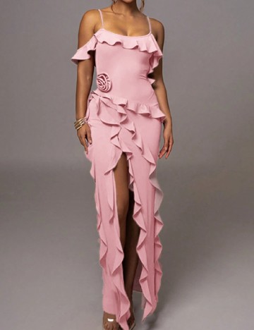 
						Rochie lunga SHEIN, roz