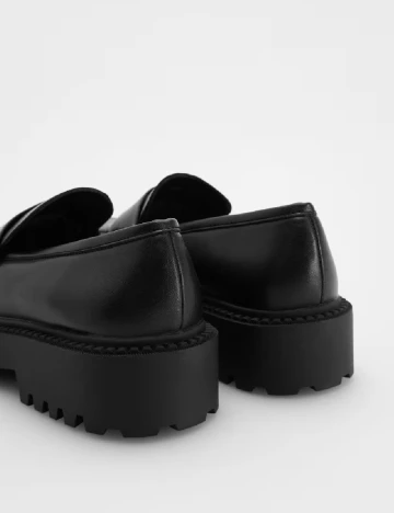 Mocasini Reserved, negru