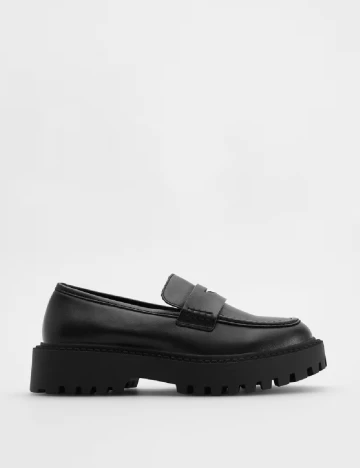 Mocasini Reserved, negru
