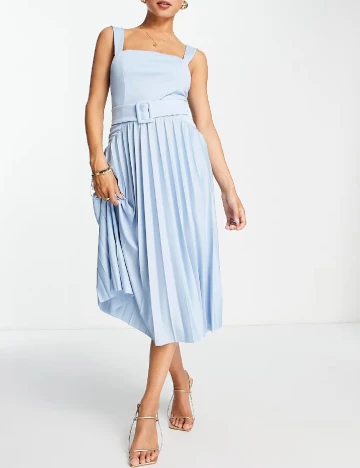 Rochie medie ASOS, albastru Albastru