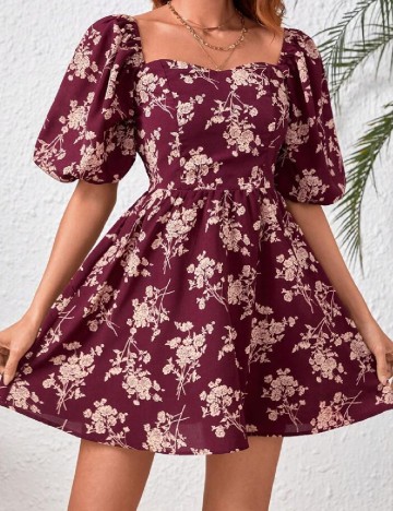Rochie scurta SHEIN, visiniu