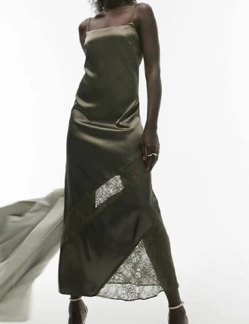 Rochie lunga Top Shop, verde