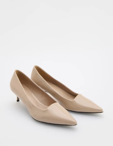 Pantofi Reserved, crem Crem