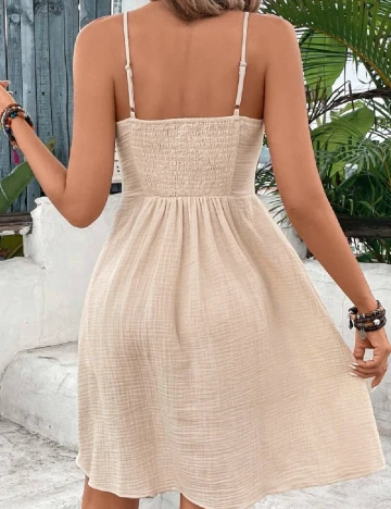 Rochie scurta SHEIN, crem