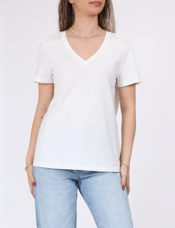Tricou Vero Moda, alb Alb