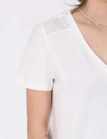 Tricou Vero Moda, alb Alb