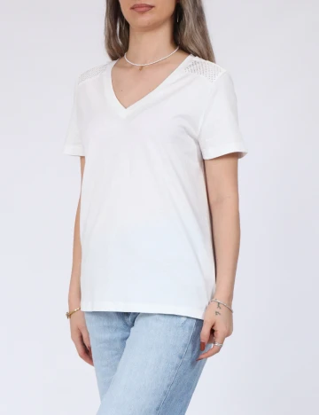 Tricou Vero Moda, alb Alb