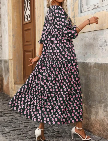 Rochie lunga SHEIN, floral print