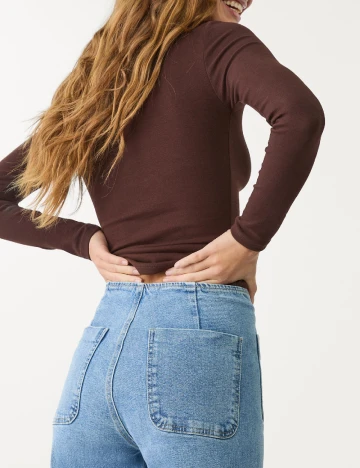 Blugi Stradivarius, albastru