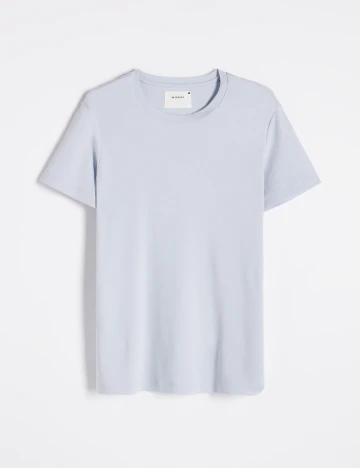 Tricou Reserved, albastru pal