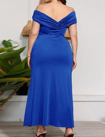Rochie lunga SHEIN CURVE, albastru
