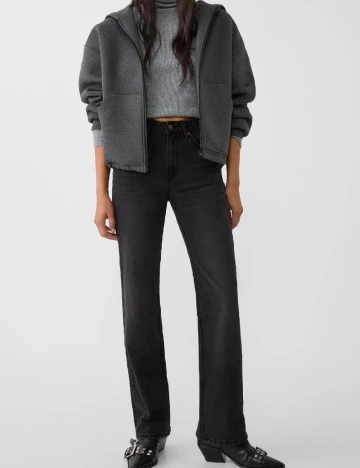 Blugi Stradivarius, negru