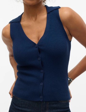Top Vero Moda, bleumarin