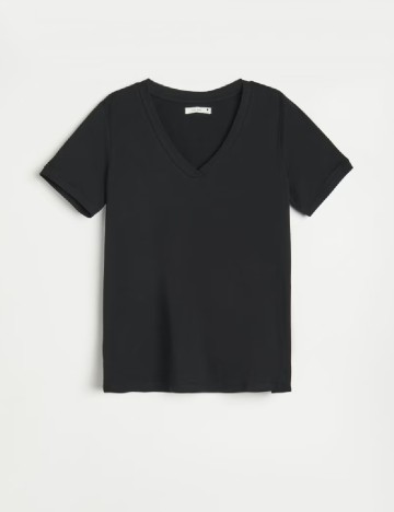 Tricou Reserved, negru