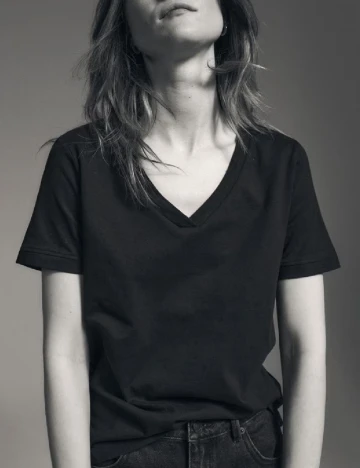 Tricou Reserved, negru