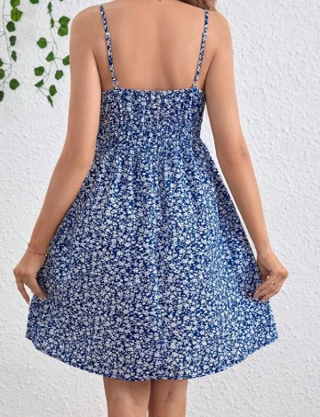 Rochie scurta SHEIN Maternity, albastru
