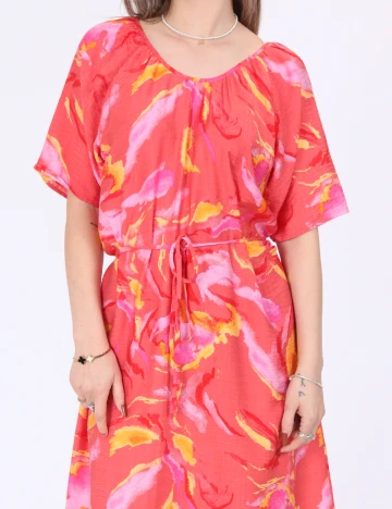 Rochie medie Vero Moda, portocaliu