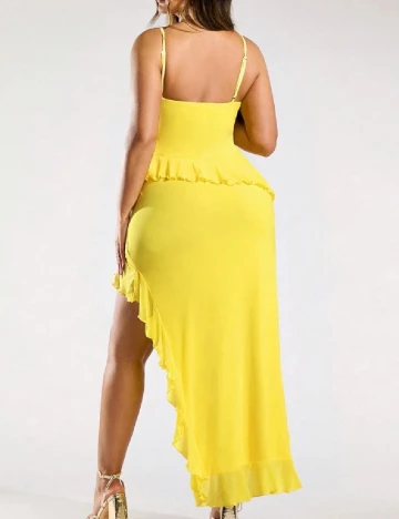 Rochie lunga SHEIN CURVE, galben