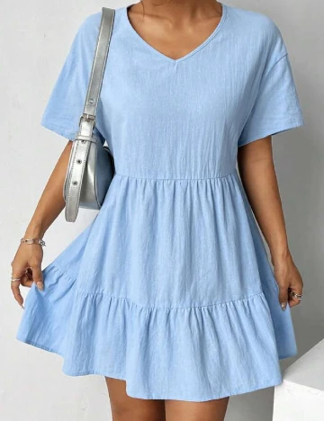 Rochie scurta SHEIN, albastru