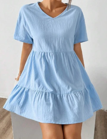 Rochie scurta SHEIN, albastru