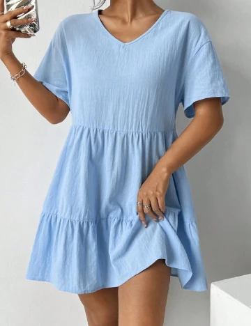Rochie scurta SHEIN, albastru