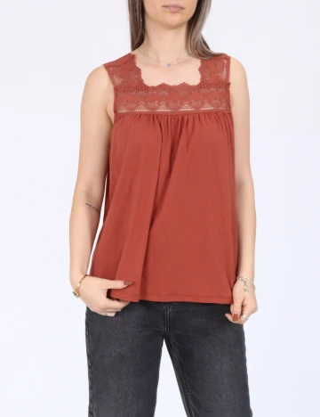 Bluza Vero Moda, caramiziu