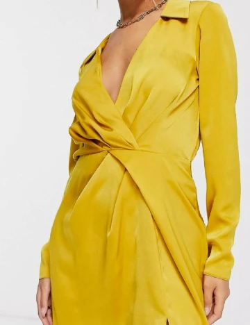 Rochie scurta ASOS, galben