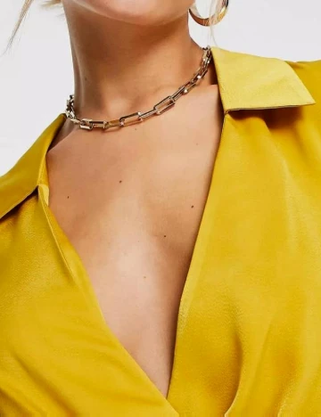 Rochie scurta ASOS, galben