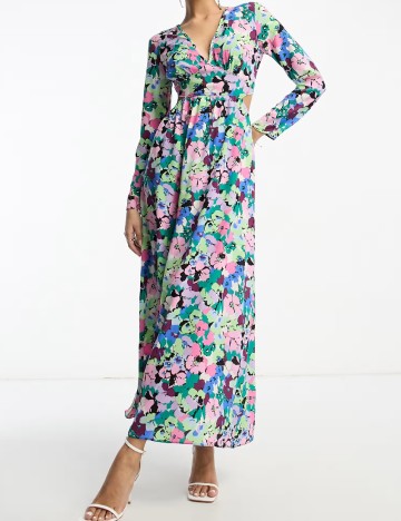 
						Rochie lunga ASOS, mix culori