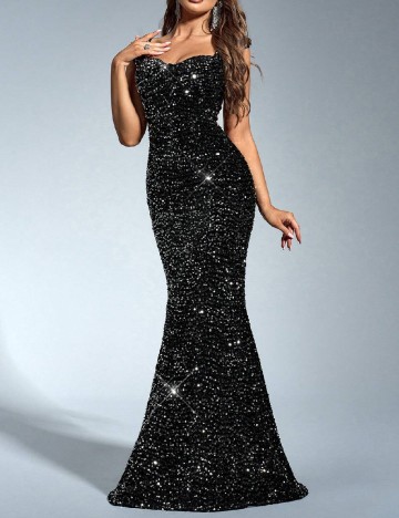 Rochie lunga SHEIN, negru