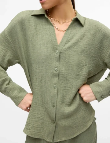Camasa Vero Moda, verde
