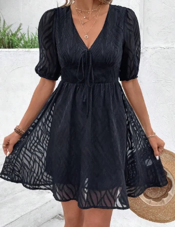 Rochie scurta SHEIN, negru Negru