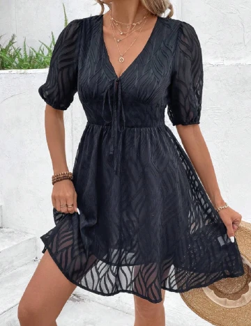 Rochie scurta SHEIN, negru Negru