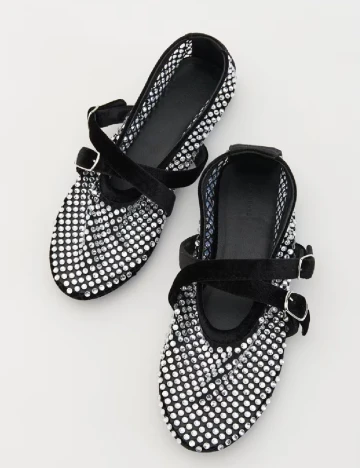Balerini Reserved, negru/gri