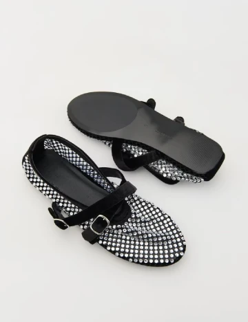 Balerini Reserved, negru/gri