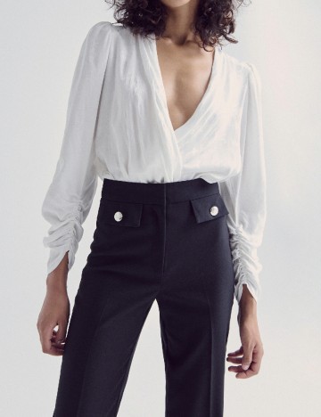 
						Bluza Reserved, alb