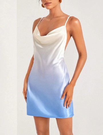 Rochie scurta SHEIN, albastru