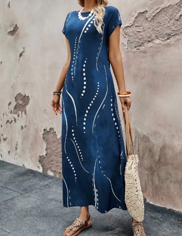 Rochie lunga SHEIN, albastru