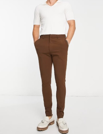 Pantaloni ASOS, maro